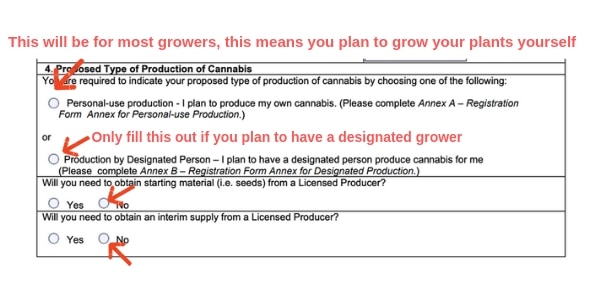 health canada acmpr forms