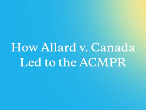 allard vs canada acmpr